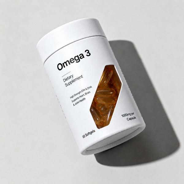 Omega-3 nutrition label